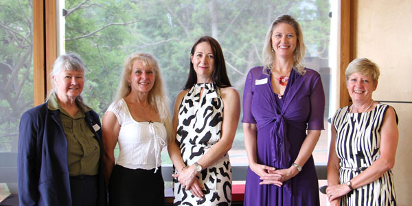New Wits RSSAf fellows 2024 L-R Lesley Cornish RSSAf Council President, Angela Woodiwiss, Marietjie Venter, Jennifer Botha, Teresa Coetzer UKZN (Witsie Warren Maroun absent) 600x300